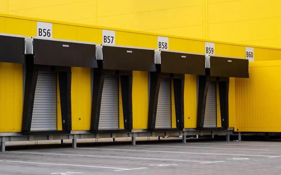 Quais de chargement d’un entrepôt logistique